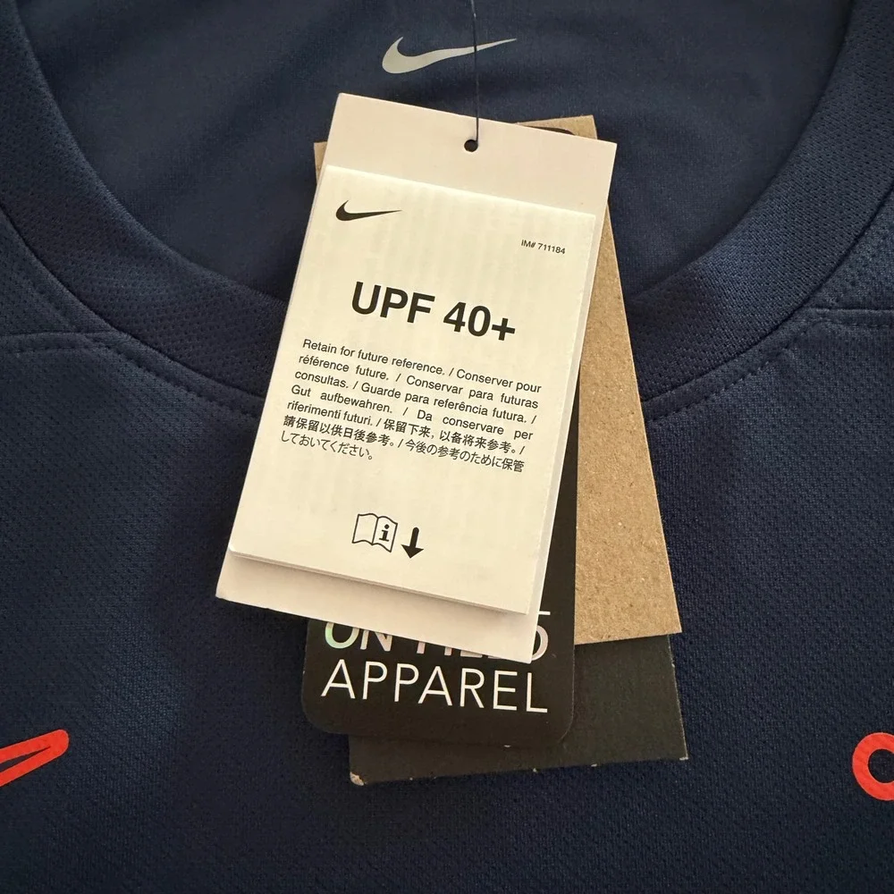 Nike Cleveland Cavaliers Dri-FIT UPF 40+ Navy Blue Shirt Men XXL NEW